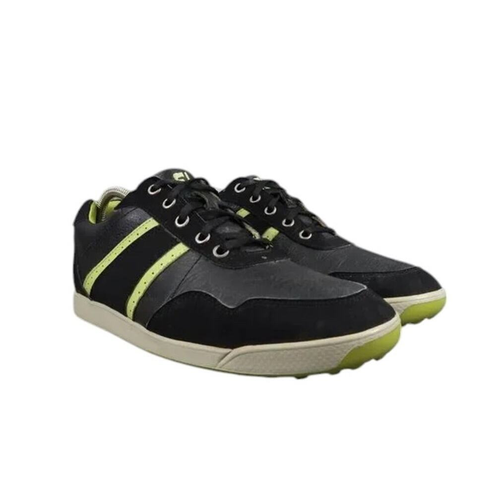 Footjoy Shoes Men 9 Golf Athletic Casual Lifestyle Leather Sneaker Contour Black